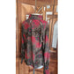 Vintage 80s CHLOE LAGERFELD Blouse Dark Floral Silk Blouse High Neck Long Sleeve