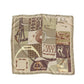 Vintage 1990s Longchamp Scarf Green Silk Equestrian Print Designer Foulard Square
