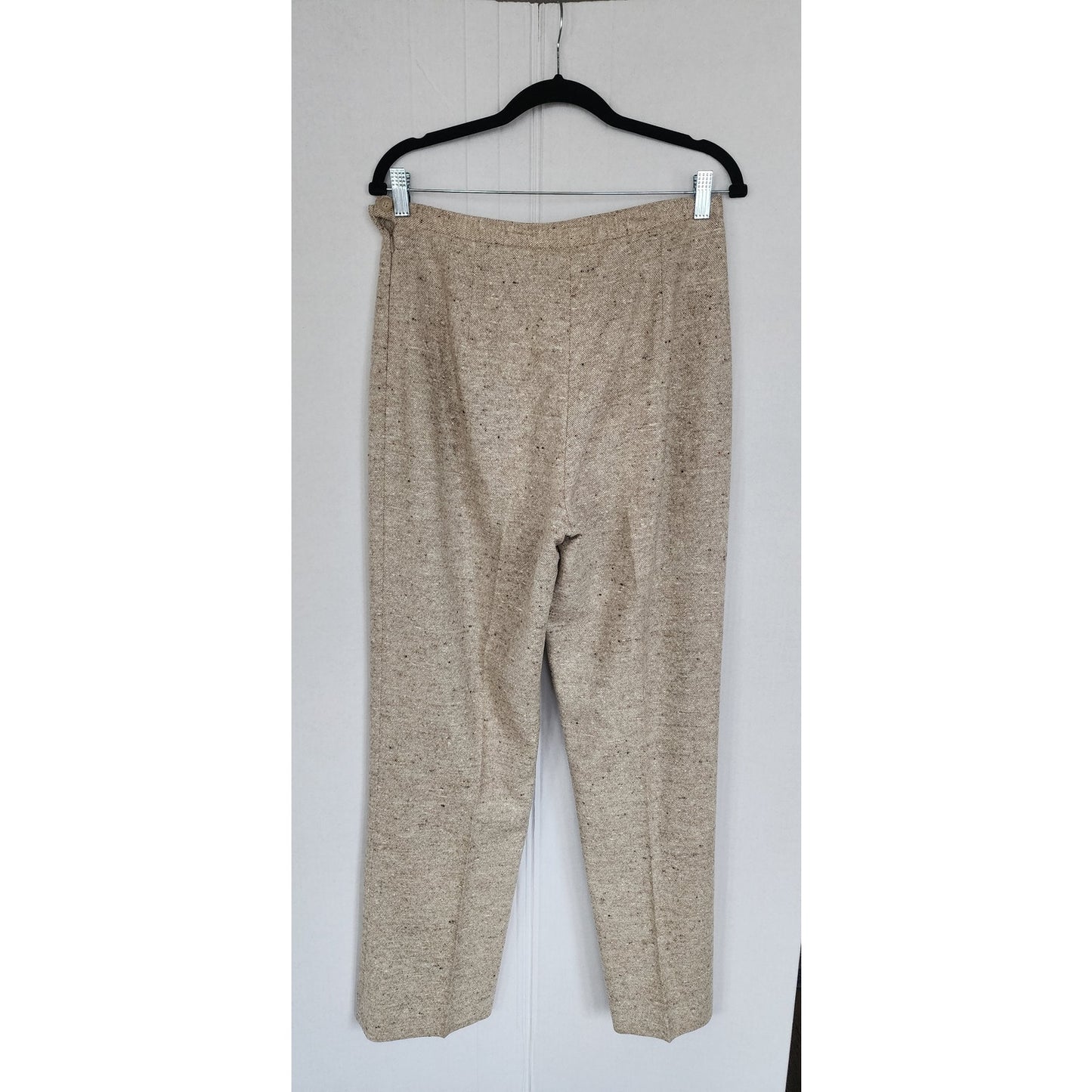 Vintage Michael Kors Pants Cream Wool Tweed / M