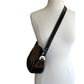 Vintage 60s Mod Black Purse Patent Leather Convertible Shoulder Bag