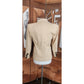 Vintage 80s YVES SAINT LAURENT Beige Blazer Single Button Jacket