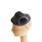 Vintage 1950s Miniature Hat Sculpted Avant Garde Mod Beanie Modernist Straw Junia Carson Pirie Scott Chicago