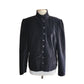 Vintage 80s Black Velvet Jacket Blazer Boutique Europa