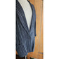 Vintage 80s Blazer Black Pinstripe Print by Mitchell