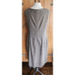 Vintage ESCADA Dress + Jacket Suit Set Alpaca Blend Wool Tweed Striped Mink Fur Trim / L