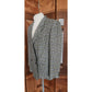 Vintage 80s Gucci Mens Blazer Gray Plaid Linen Double Breasted Sz 48