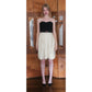 Jason Wu Dress Resort 2012 Strapless Party Midi Bubble Skirt Ivory Black Silk NWT Small