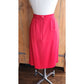 Vintage 90s Thierry Mugler Skirt Red Wool