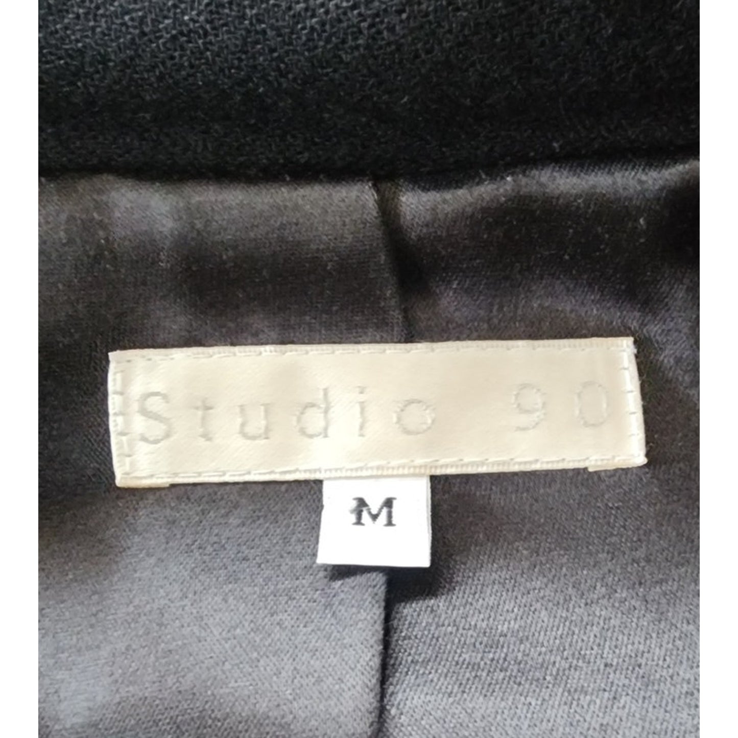 Vintage 1990s Gray Coat Wrap Style Asymmetrical Studio 90 / Medium