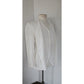 Vintage 90s GIORGIO ARMANI BLACK LABEL Jacket White Linen Blazer / Medium