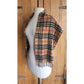 Vintage 1980s Burberrys Cashmere Scarf Beige Plaid Nova Check Fringed