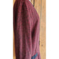 Vintage 90s Red Silk Jacket Printed Blazer by GoSilk / M