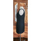 Vintage 1990s Minimalist Dress Black Raw Silk Sleeveless Shift Midi Small