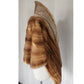 Vintage 50s Brown Mink Fur Shrug Wrap Stole Shawl