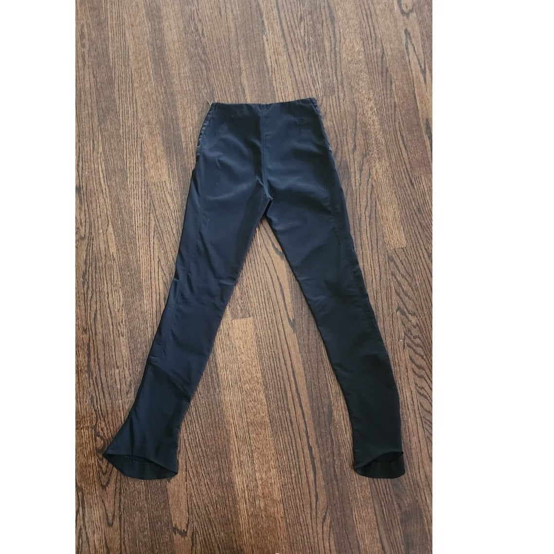 Vintage Y2K TOM FORD GUCCI Pants Black Stretch Flared Leg Side Zippers Low Rise