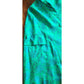 Vintage 60s Swing Coat Short Cape Style Jacket Blue Floral Brocade