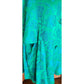 Vintage 60s Swing Coat Short Cape Style Jacket Blue Floral Brocade