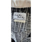 Vintage 70s Day Dress Black White Stripe, Belted,  Lady Page