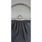 Vintage Judith Leiber Bag Black Satin w/ Crystal Handle
