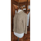 Vintage 60s Beige Knit Jacket Blazer Cardigan Stye / M