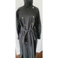 Vintage 80s Sonia Rykiel Coat Black Trench / Medium