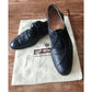 Vintage GRAVATI Womens Derby Shoes Black Lace Up Oxfords Suede Leather 10 1/2 N
