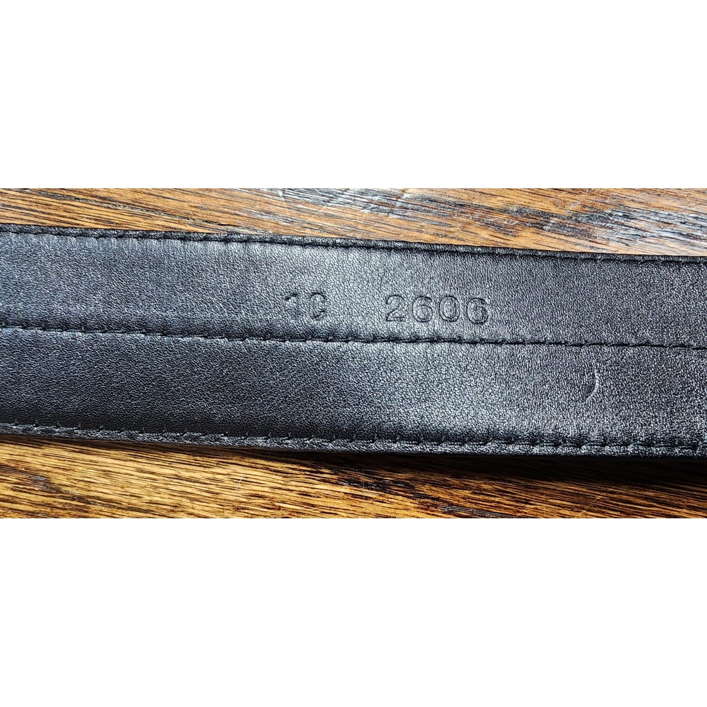 Vintage 2000s Prada Belt Brown Leather Minimalist Silver Buckle O Ring Clasp 36"