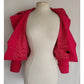 Vintage 1990s YSL Saint Laurent Blazer Pink Fuschia Silk Rive Gauche