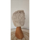 Vintage 1960s Gray Fur Hat Hood  Silver Mink