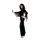Vintage 70s Fringed Pant Suit Black w/Gold Embroidery by Climax / S