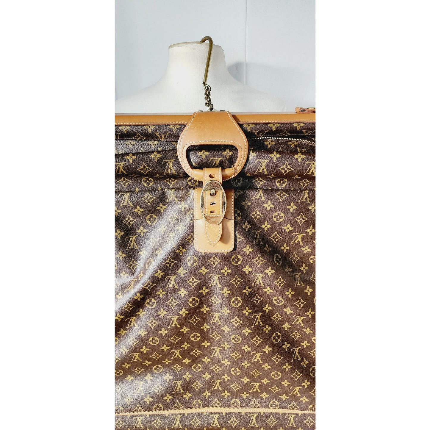 Vintage Louis Vuitton Luggage Garment Bag Monogrammed