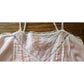 VTG 1980s Pink Cotton Lace Top Shell Embroidered Neo Edwardian Romantic Shirt