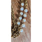 Vintage Chanel 1984 Necklace Double Strand Gold Chain Baroque Pearl Documented Runway Lagerfeld Era