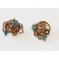 Vintage Charm Earrings Signed VA