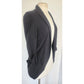 Vintage Eileen Fisher Blazer Black Silk Jacket Petite Minimalist