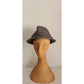 Vintage 60s Mens Fedora Gray Cashmere Houndstooth Dobbs Golden Coach