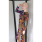 Vintage 70s Dress in Psychedelic Print