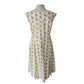 Vintage 60s Clocks Novelty Print Dress + Jacket Set Gold Pocket Watch