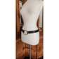 Vintage 2000s Prada Belt Brown Leather Minimalist Silver Buckle O Ring Clasp 36"