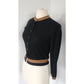 Vintage 50s Cashmere Cardigan Sweater Marshall Fields Ballantyne Scotland
