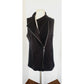 Eileen Fisher Zip Up Vest Merino Wool Blend M