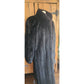 Vintage 1990s Black Ranch Mink Fur Coat Sized Medium to Large Evans Collection
