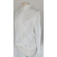 Vintage 90s Escada Sport Shirt White Diagonal Stripe Blouse / M