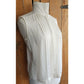 Chanel 2006 White Pleated Blouse Sleeveless Cotton Silk / M