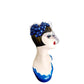 Vintage 1950s Bes-Ben Hat Blue Moonstone Fascinator w/Veil