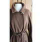 70s Brown Cashmere Coat Belt Tie by Regency for Saks Fifth Avenue