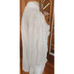 Vintage 70s White Lace Ruffled Front Shirt Long Sleeved Poet's Blouse / M