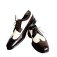 Vintage Florsheim Mens Shoes 11 Brown White Spectator Longwing Oxfords