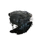 Vintage 50s Bes-Ben Hat Eggshell Style Black Leather Petals