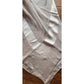 Vintage 50s Christian Dior COLIFICHETS Square Cream Silk Square Rare Museum Archive Piece